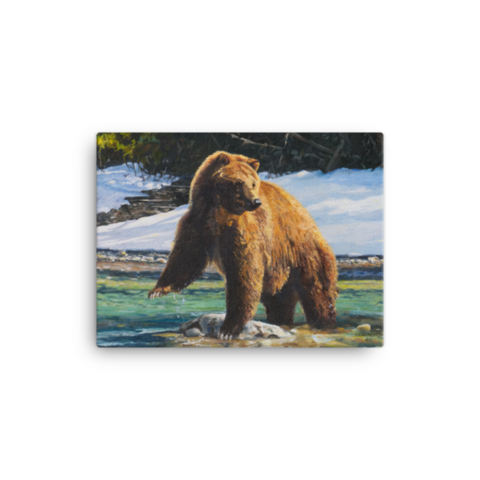 Springtime Fishing - Canvas - 12″×16″