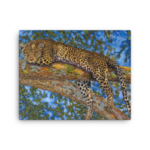 Where Leopards Lie - Canvas - 16″×20″