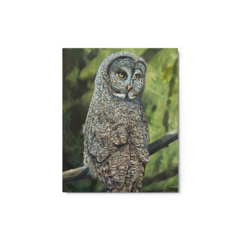 Looking Over My Shoulder - Metal - 8″×10″